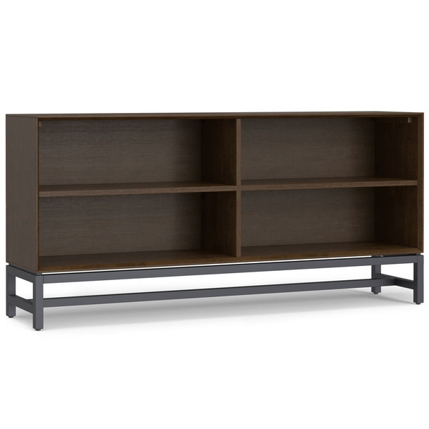 Banting - Low Wide Bookcase - Walnut Brown Banting - Low Wide Bookcase - Walnut Brown