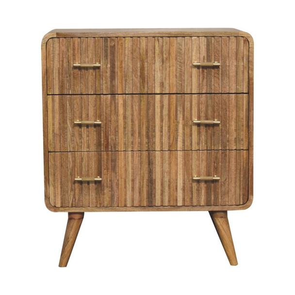 T Bar Ridged Chest - Brown
