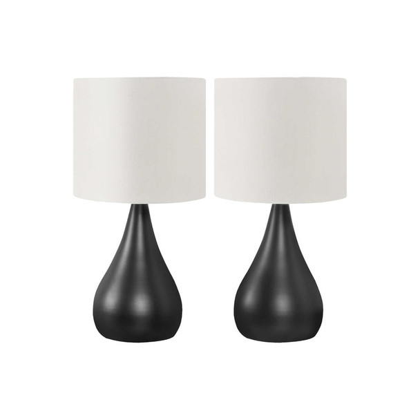 Lighting, Table Lamp, Contemporary (Set of 2) - Black