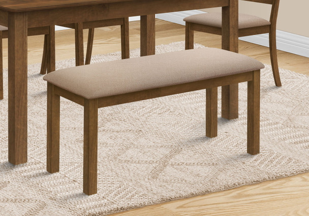 Bench, Rectangular, Upholstered, Dining Room, Entryway, Transitional Bench, Rectangular, Upholstered, Dining Room, Entryway, Transitional