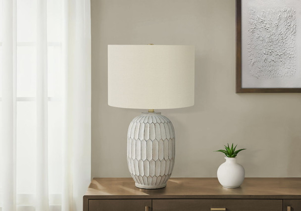 Table Lamp, Lighting, Transitional - Cream Table Lamp, Lighting, Transitional - Cream