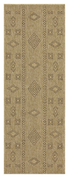 Earth - 2'7" X 7'3" Indoor, Outdoor Area Rug - Jute, Mocha Earth - 2'7" X 7'3" Indoor, Outdoor Area Rug - Jute, Mocha