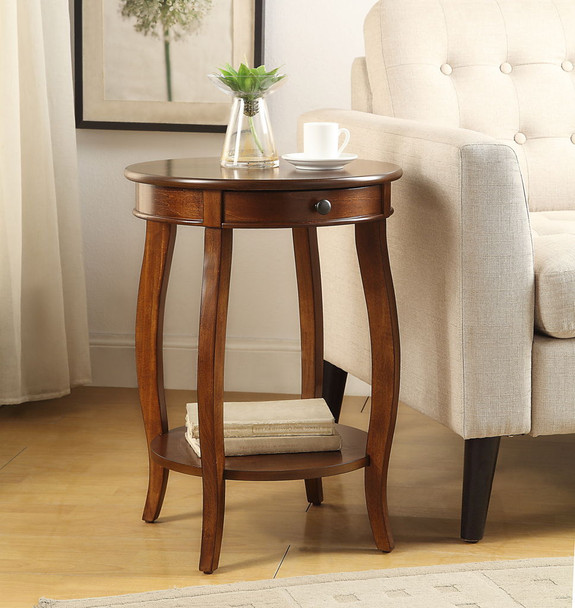Alysa - Walnut Accent Table - Walnut Alysa - Walnut Accent Table - Walnut