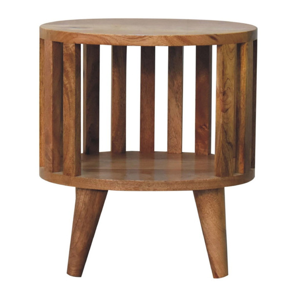 Ariella - Single Shelf Nightstand - Oak Ariella - Single Shelf Nightstand - Oak