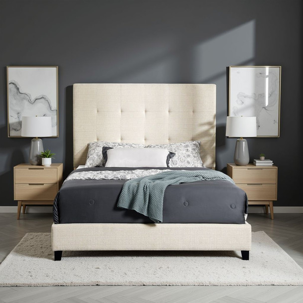Tufted Upholstered Platform Bed Tufted Upholstered Platform Bed
