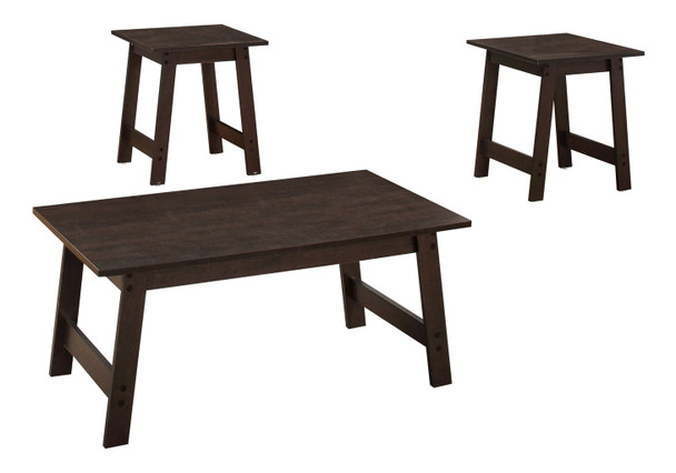Table Set, Coffee, End, Side, Accent, Living Room Transitional (Set of 3)