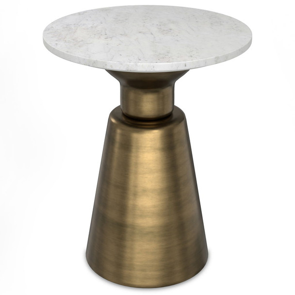 Leyla - Side Table - Antique Brass