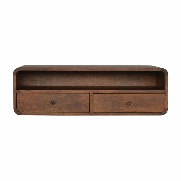 Floating Open Console - Chestnut Floating Open Console - Chestnut