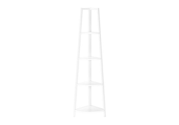 Bookshelf, Etagere, Corner, 4 Tier, Office, Contemporary & Modern