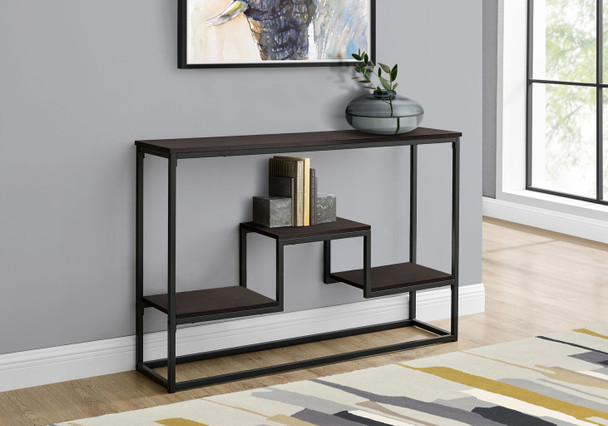 Accent Console Table For Entryway, Multi-Tier Design Accent Console Table For Entryway, Multi-Tier Design