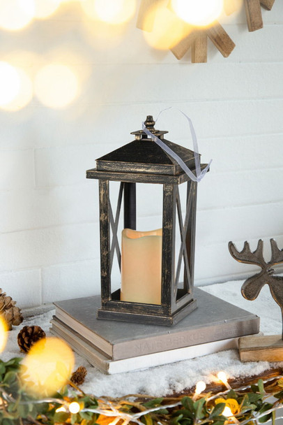 Menifee - Lantern With Led Candle (Set of 2) Menifee - Lantern With Led Candle (Set of 2)