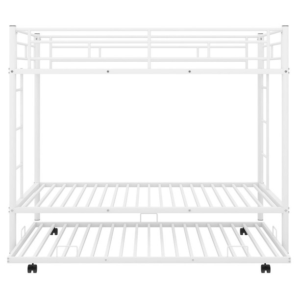 Twin Over Twin Bunk Bed With Trundle