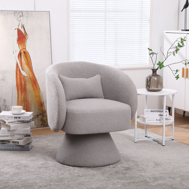 Swivel Accent Chair Armchair, Round Barrel Chair For Living Room Bedroom Swivel Accent Chair Armchair, Round Barrel Chair For Living Room Bedroom