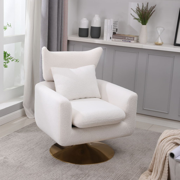 Classic Mid-Century 360 Degree Swivel Accent Chair