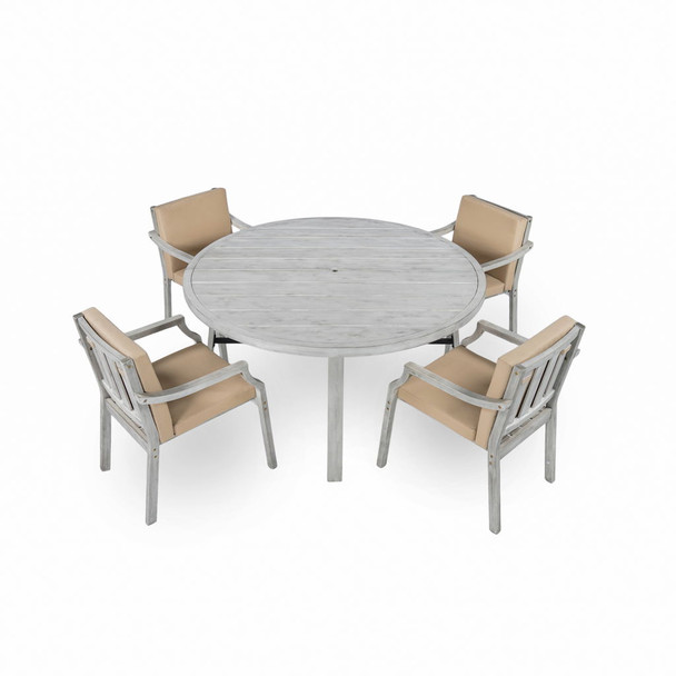 Outdoor Wooden Dinning Set With An Umbrella Hole And Removable Cushions For Patio Outdoor Wooden Dinning Set With An Umbrella Hole And Removable Cushions For Patio