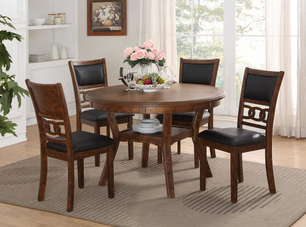 Gia Brown 5 Piece Dining Set