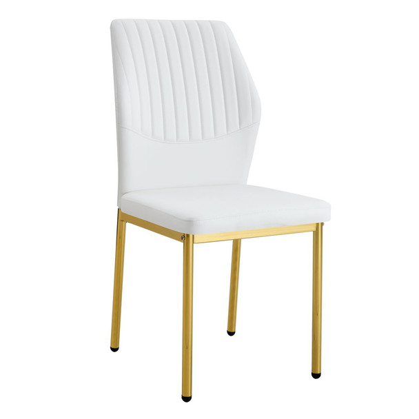 Luxury Simple Chair With Metal Gold Leg Luxury Simple Chair With Metal Gold Leg