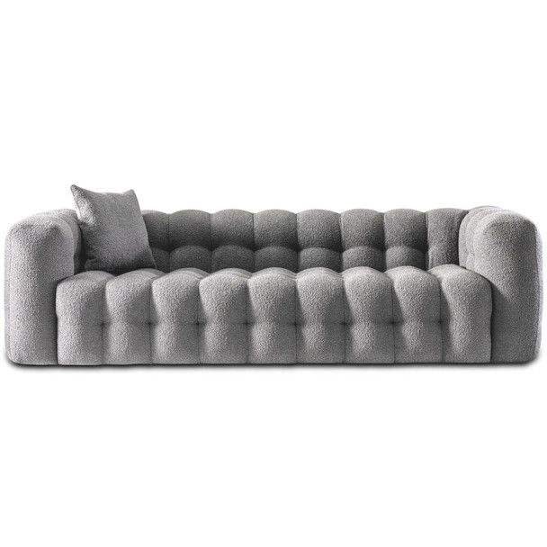 Eden - Modern Tufted Chesterfield Sofa - Gray