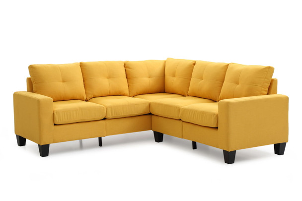 Newbury - Sectional - Yellow