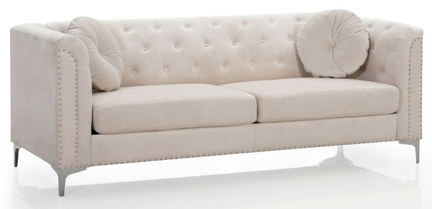 Elegant Contemporary Sofa - Ivory