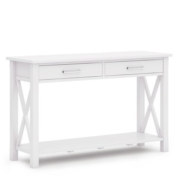 Kitchener - Console Sofa Table - White