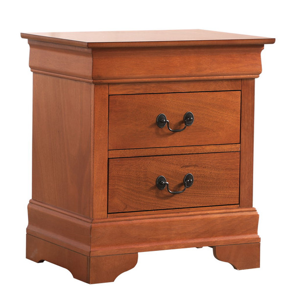 Louis Phillipe - Elegant Nightstand - Oak