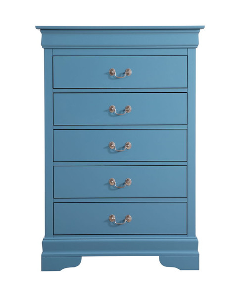 Traditional Style Storage Chest - Teal