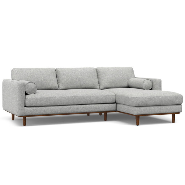 Morrison - Right Sectional Sofa - Mist Gray