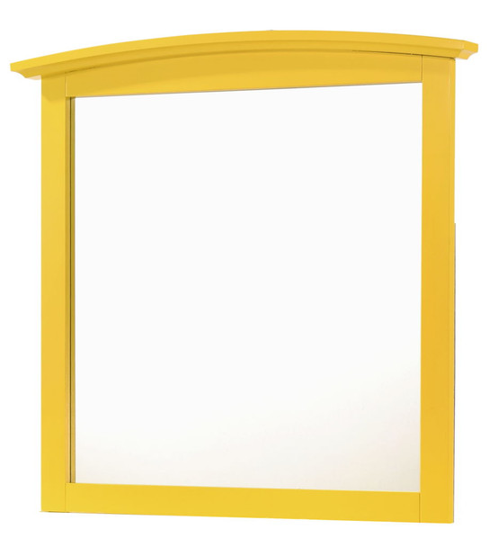 Elegant Wall Mirror - Yellow