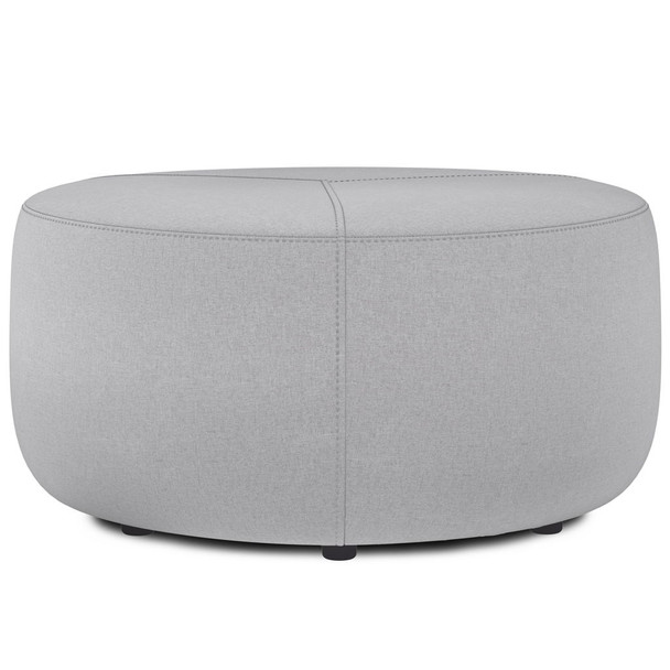 Moore - Large Ottoman - Light Gray