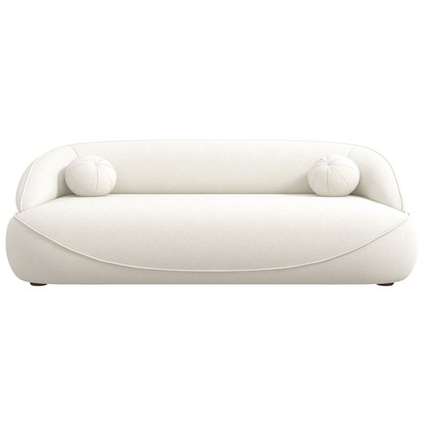 Andrew - Boucle Sofa - Beige / Ivory White / Light Beige / White