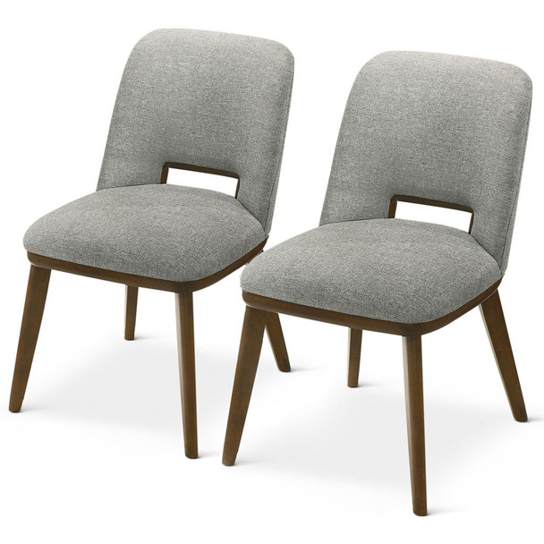 Blake - Dining Chair (Set of 2) - Brown / Light Gray