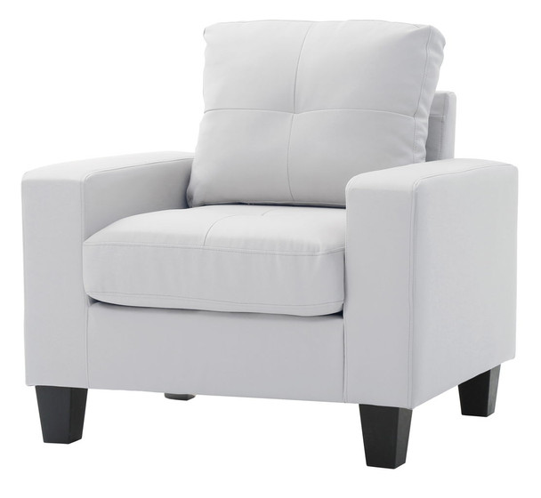 Club Chair For Cozy Spaces - White