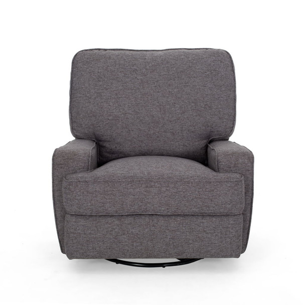 Wide Manual Standard Recliner - Charcoal