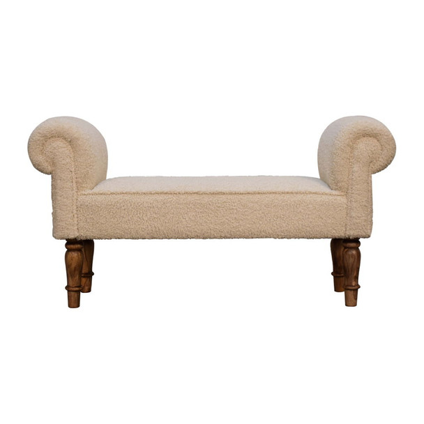 Boucle Bench - Cream