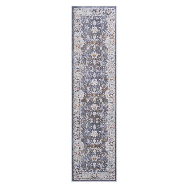 Payas - 2' X 8' Traditional Runner Rug - Blue