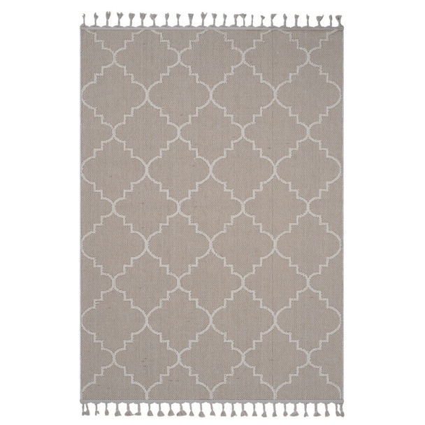 Guros - 6' X 9' Trellis Indoor / Outdoor Area Rug - Ivory