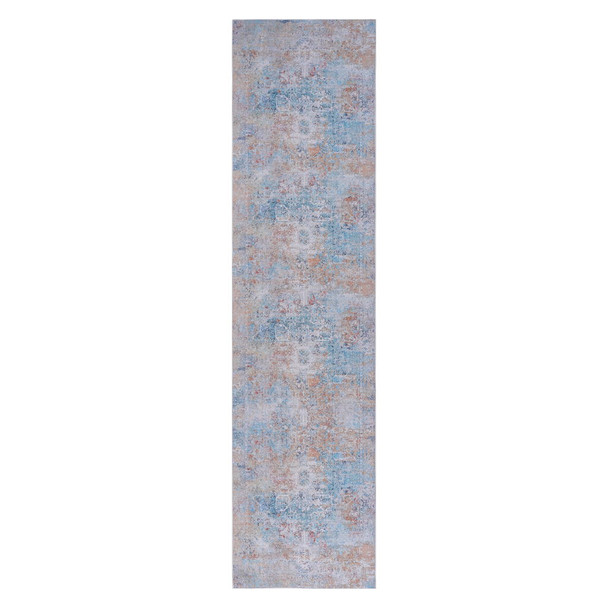 Maval - 2'6'' X 10' Washable Runner Rug - Yellow