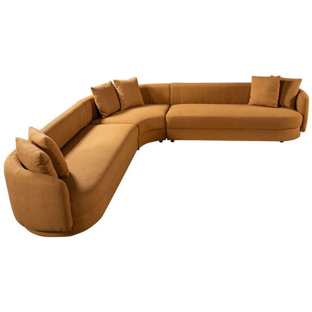 Highline - Corner Sofa - Cognac