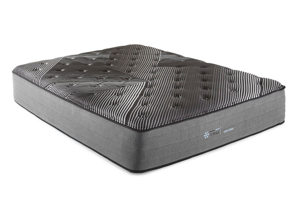 Pure Ice - 14" Full Plush Quilted Mattress - Black