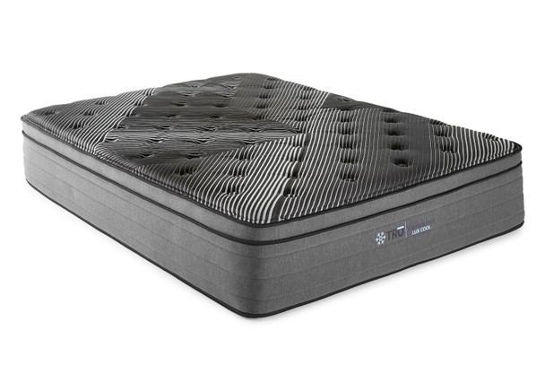 Pure Ice - 15" Twin Eurotop Ultra Plush Mattress - Black