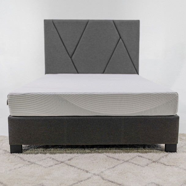 Regen - 8" Queen Size Cooling Copper Infused Memory Foam Mattress - White