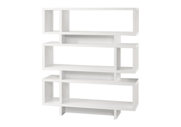 Etagere Bookcase 4 Tier For Office - White