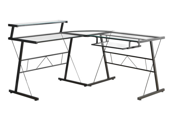 Corner Computer Desk L Shape For Home Office - Black