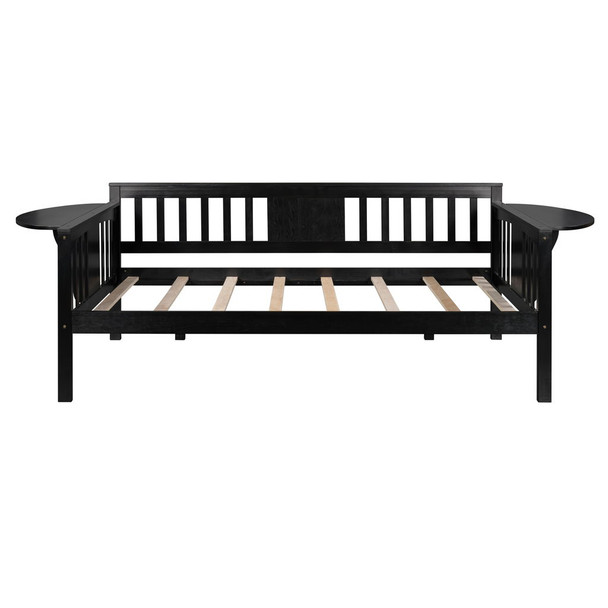 Twin Size Comfort Daybed, Slat Support - Espresso