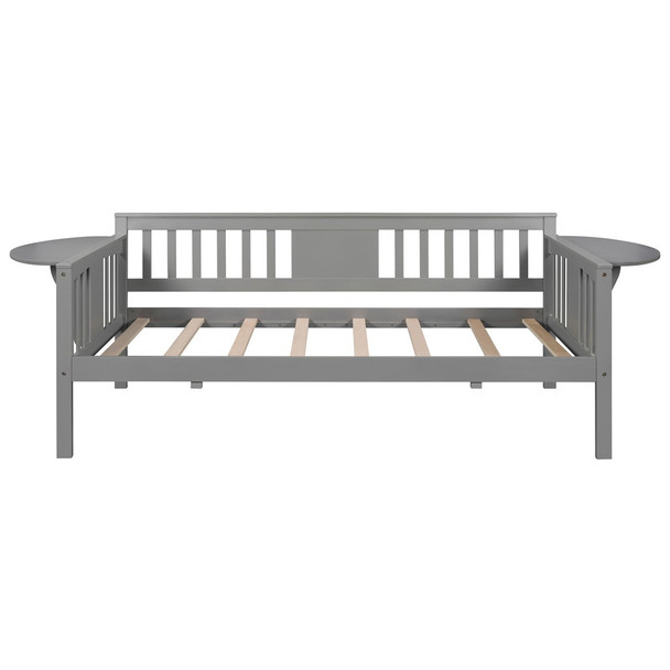 Twin Size Comfort Daybed, Slat Support - Gray
