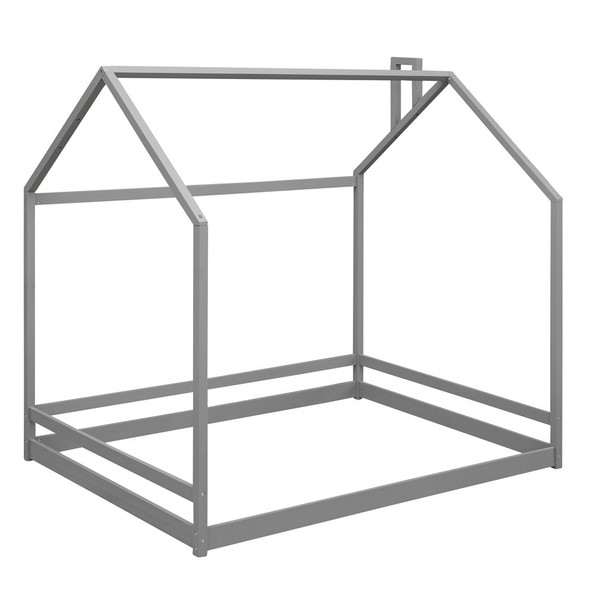 Full Size Playhouse Bed - Gray