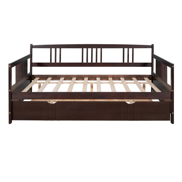 Full Size DayBed With Twin Size Trundle - Espresso