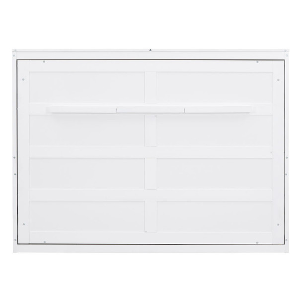 Full Size Murphy Wall Bed - White