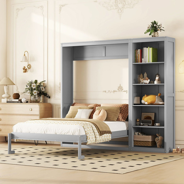 Multifunction Murphy Wall Bed With Shelves Multifunction Murphy Wall Bed With Shelves